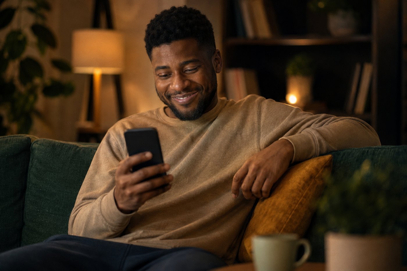 A coaching moment: Ovia AI guidance on a phone during training