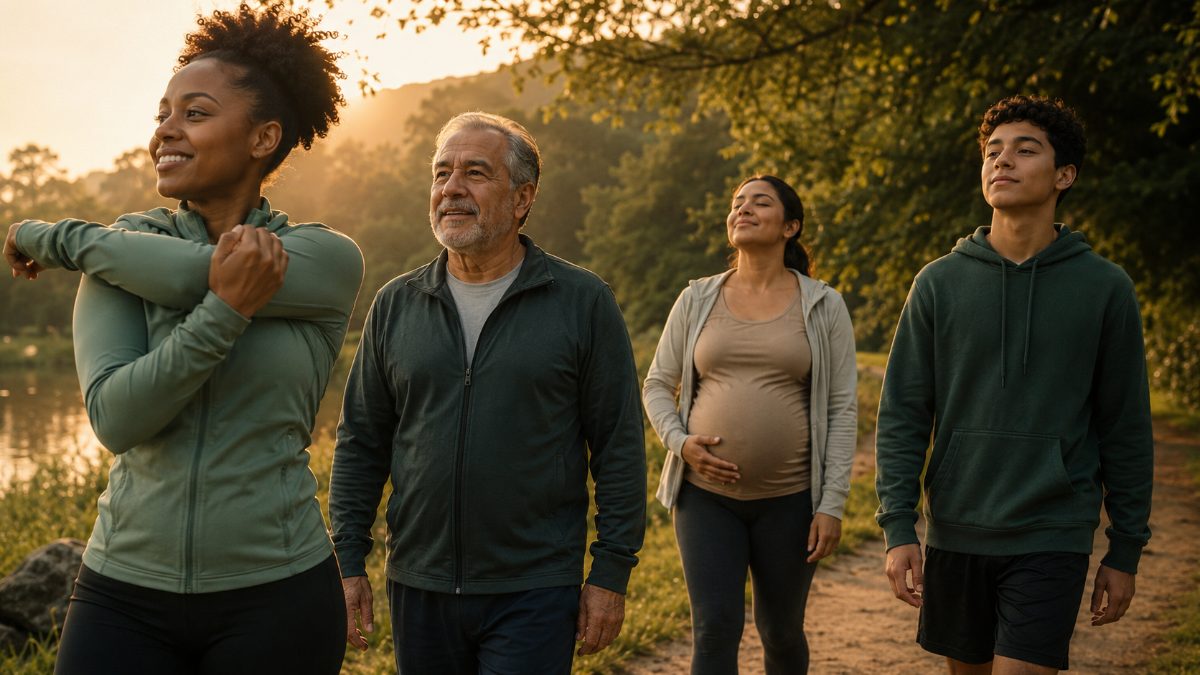 People training together outdoors, the community RAIMZEAL keeps free